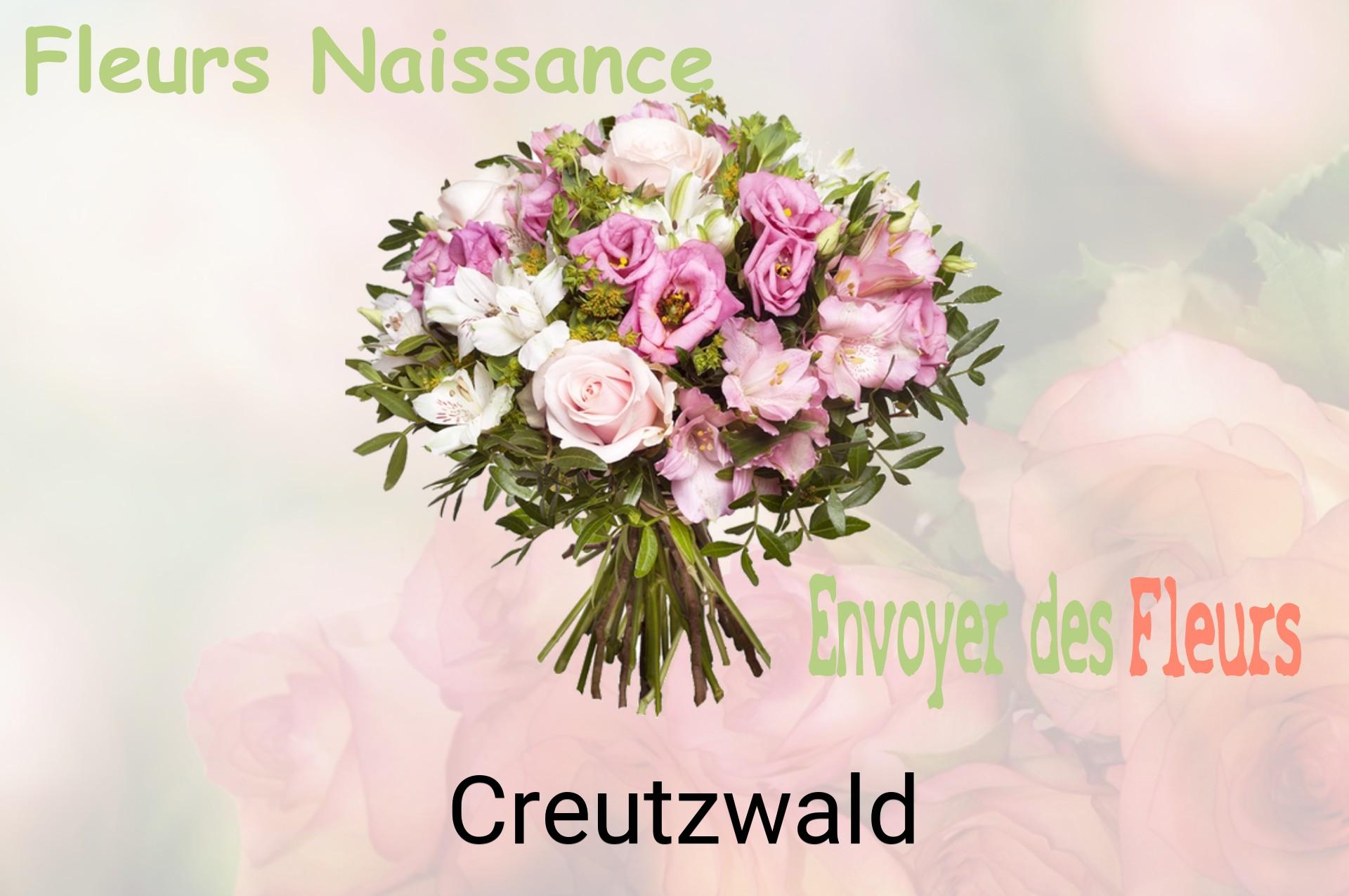 Bouquet de fleurs de naissance livré à Creutzwald