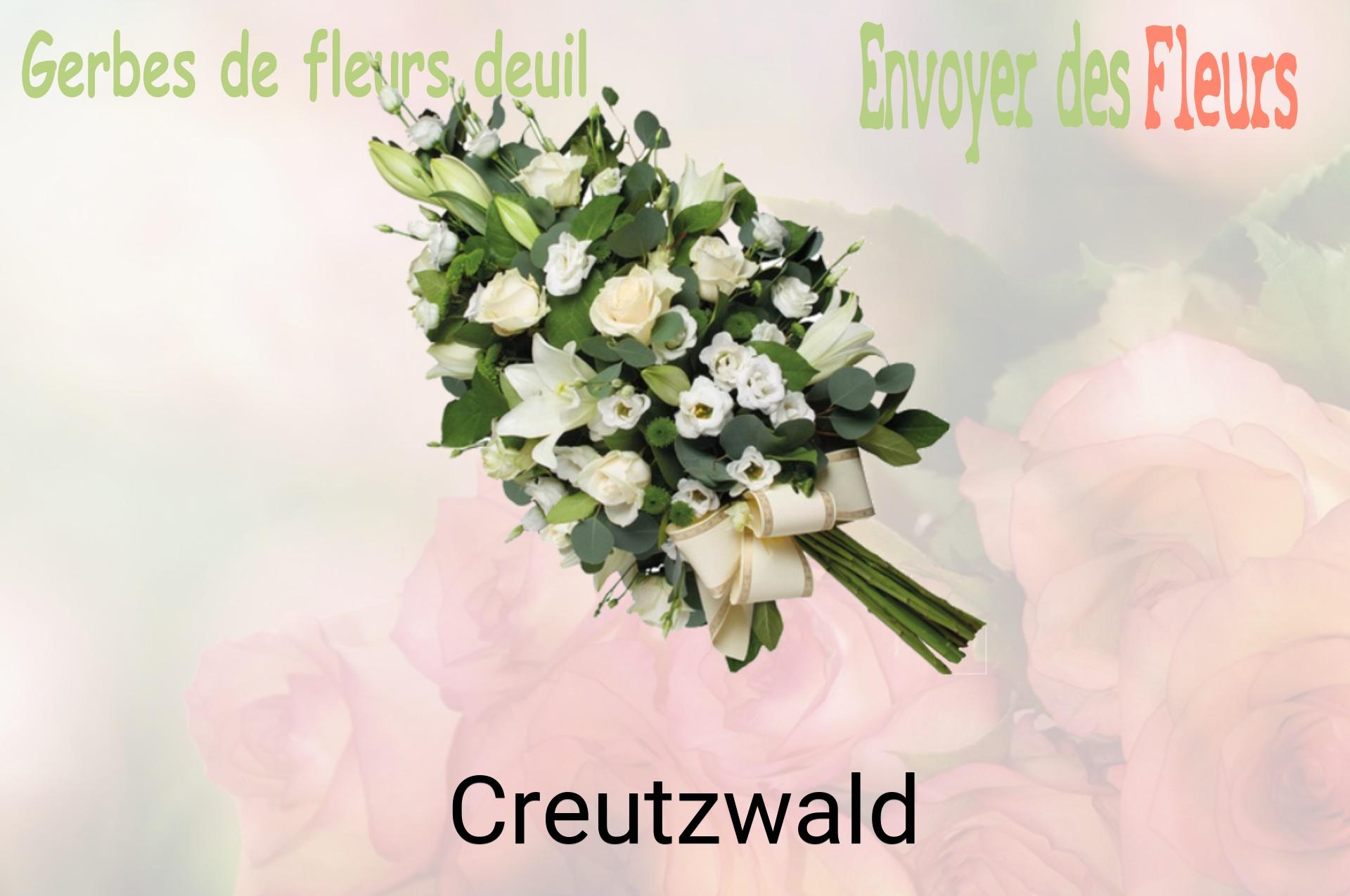 Gerbe de fleurs de deuil livrée à Creutzwald